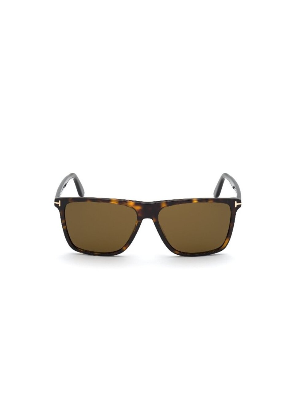 New Tom Ford Men's Sunglasses Havana Square Brown Lens Acetate Frame FT0832 52J